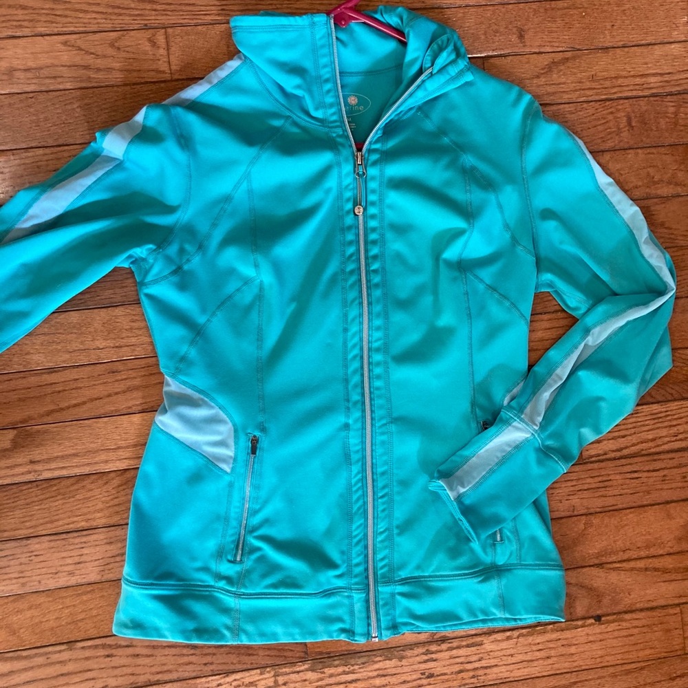 Aqua blue Atletic jacket by Tangerine.M
